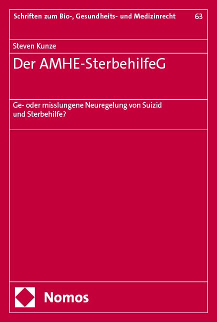 Produktbild: Der AMHE-SterbehilfeG