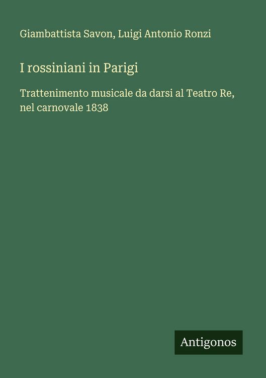 Produktbild: I rossiniani in Parigi