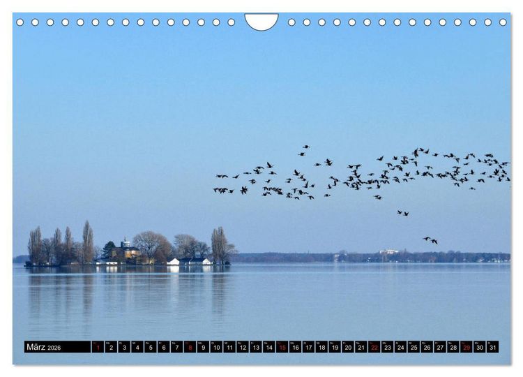 Produktbild: Steinhuder Meer, Momentaufnahmen von Christine Bienert (Wandkalender 2026 DIN A4 quer), CALVENDO Monatskalender