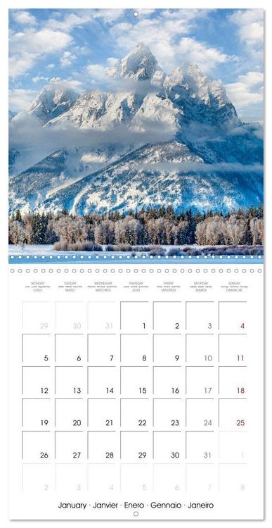 Produktbild: Teton National Park (Wall Calendar 2026 12 &times; 12 Inch) CALVENDO 12 Month Wall Calendar