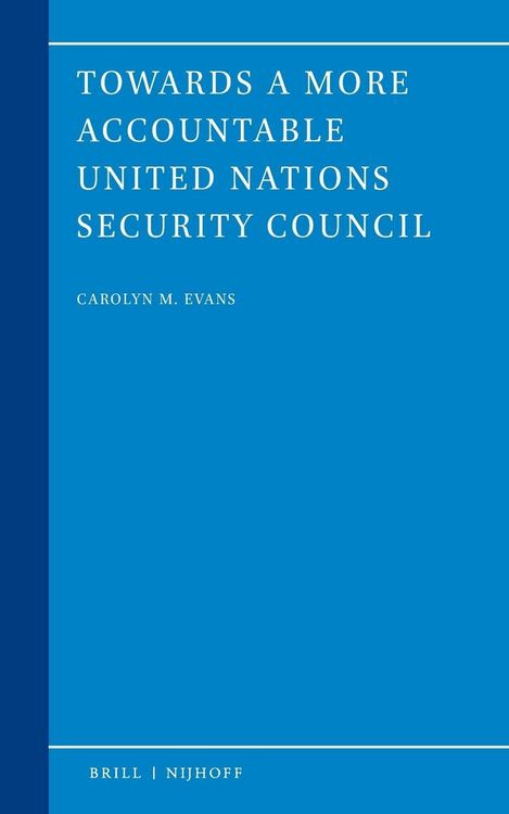 Produktbild: Towards a more accountable United Nations Security Council