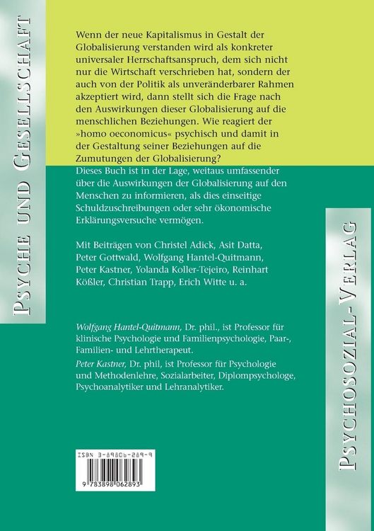 Produktbild: Der globalisierte Mensch