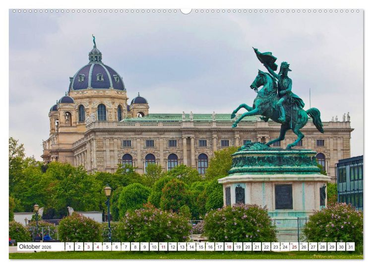 Produktbild: Sch&ouml;ne Gr&uuml;&szlig;e aus Wien (Wandkalender 2026 DIN A2 quer), CALVENDO Monatskalender