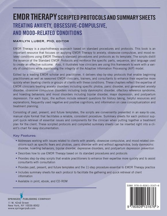 Produktbild: Eye Movement Desensitization and Reprocessing (EMDR)Therapy Scripted Protocols and Summary Sheets