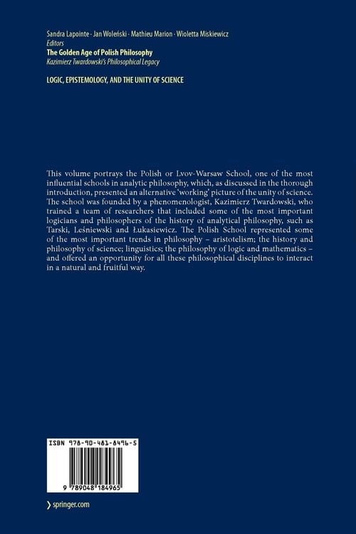 Produktbild: The Golden Age of Polish Philosophy