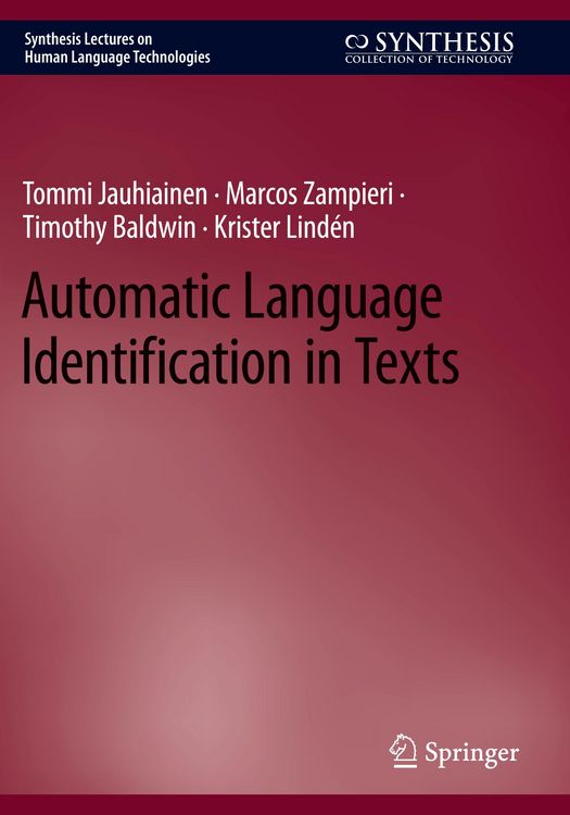 Produktbild: Automatic Language Identification in Texts