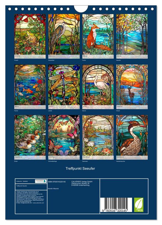 Produktbild: Treffpunkt Seeufer (Wandkalender 2026 DIN A4 hoch), CALVENDO Monatskalender