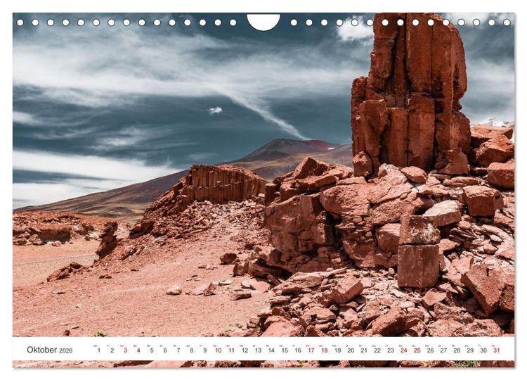 Produktbild: Chile - Die stille Kraft der Atacama (Wandkalender 2026 DIN A4 quer), CALVENDO Monatskalender