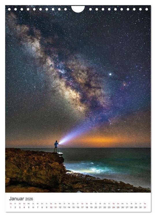 Produktbild: Milchstra&szlig;e - Unsere faszinierende Galaxie. (Wandkalender 2026 DIN A4 hoch), CALVENDO Monatskalender