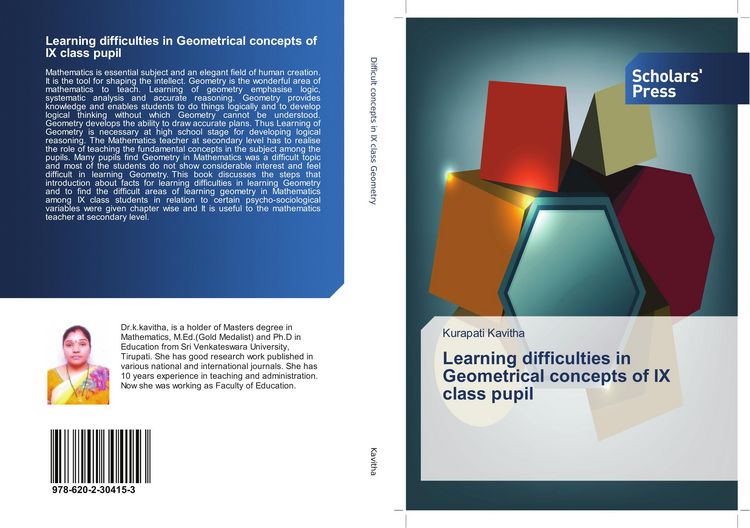 Produktbild: Learning difficulties in Geometrical concepts of IX class pupil