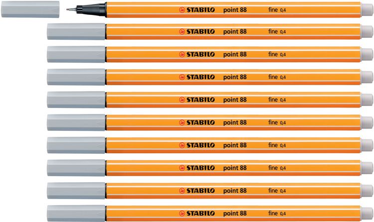 Produktbild: STABILO Point 88 hellgrau