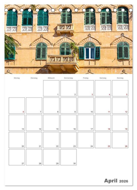 Produktbild: Palermo - Reiseziel auf Sizilien (Tischkalender 2026 DIN A5 hoch), CALVENDO Monatskalender