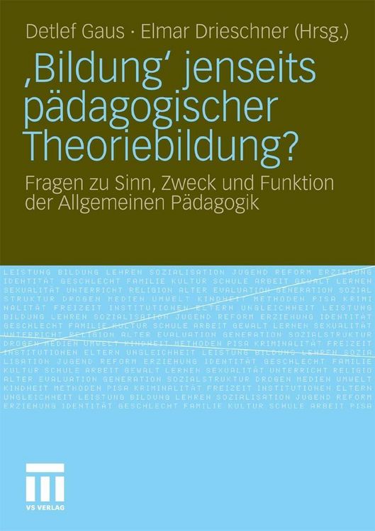 Produktbild: ,Bildung' jenseits p&auml;dagogischer Theoriebildung?