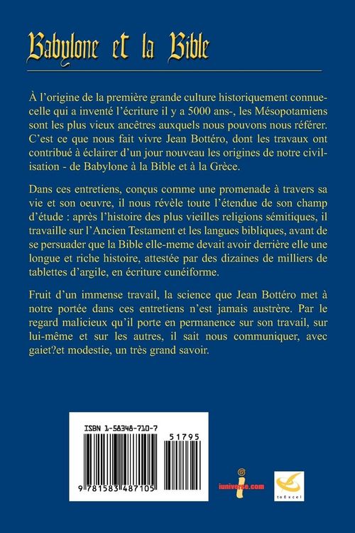 Produktbild: Babylone Et La Bible