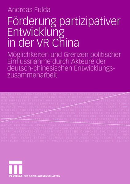Produktbild: F&ouml;rderung partizipativer Entwicklung in der VR China