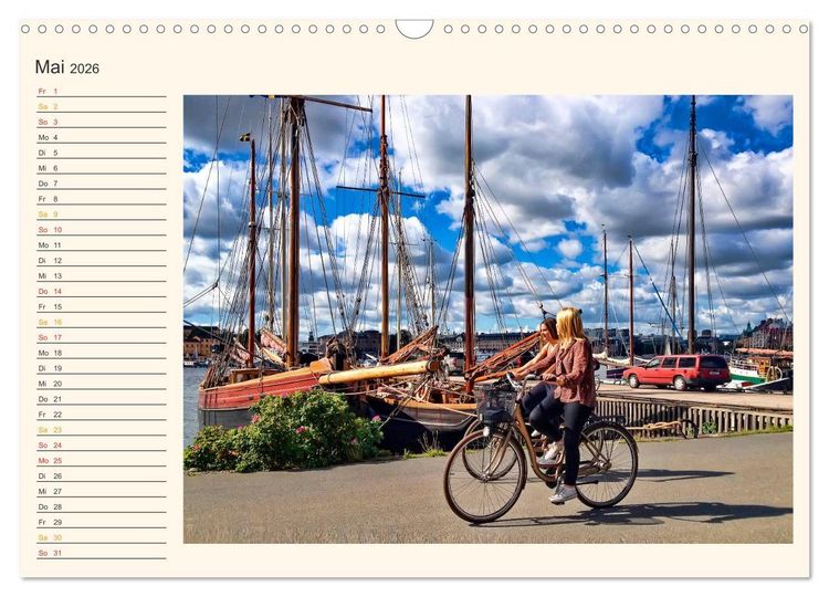 Produktbild: Stockholm - Venedig des Nordens (Wandkalender 2026 DIN A3 quer), CALVENDO Monatskalender