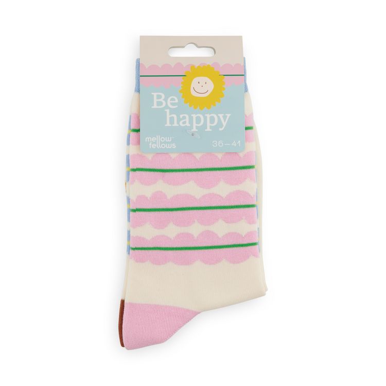 Produktbild: Socke "Be Happy" Gr. 36-41