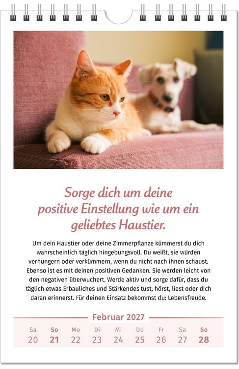 Produktbild: Der Lebensfreude-Kalender 2027 im Gro&szlig;format