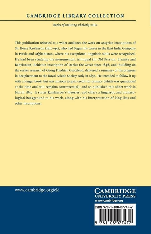 Produktbild: A Commentary on the Cuneiform Inscriptions of Babylonia and Assyria