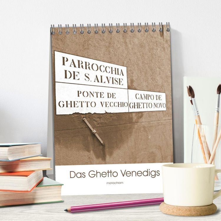 Produktbild: Das Ghetto Venedigs (Tischkalender 2026 DIN A5 hoch), CALVENDO Monatskalender