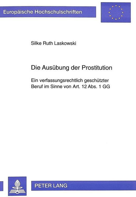 Produktbild: Die Aus&uuml;bung der Prostitution