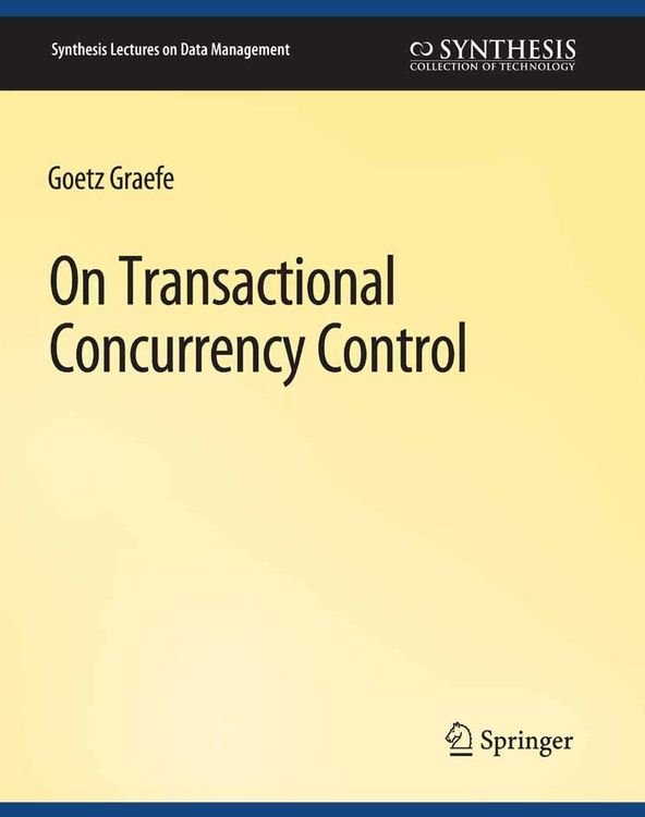 Produktbild: On Transactional Concurrency Control