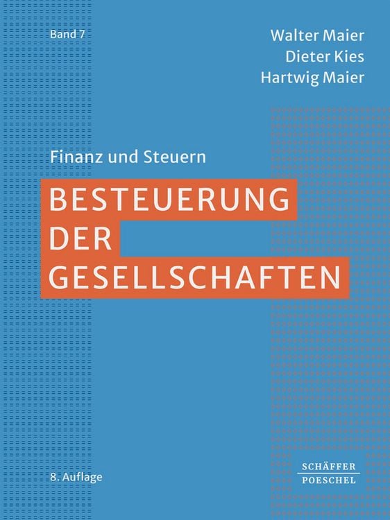 Produktbild: Besteuerung der Gesellschaften