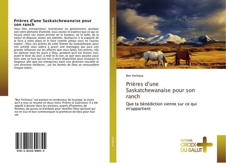Produktbild: Pri&egrave;res d'une Saskatchewanaise pour son ranch