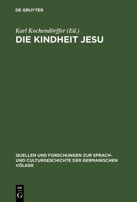 Produktbild: Die Kindheit Jesu