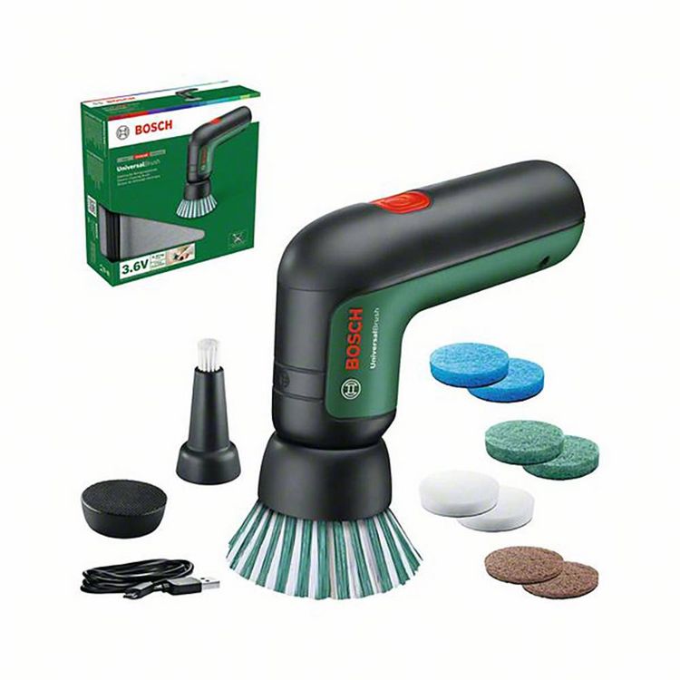 Produktbild: Bosch Home and Garden 06033E0002 UniversalBrush Set Akku-Multi-Reiniger