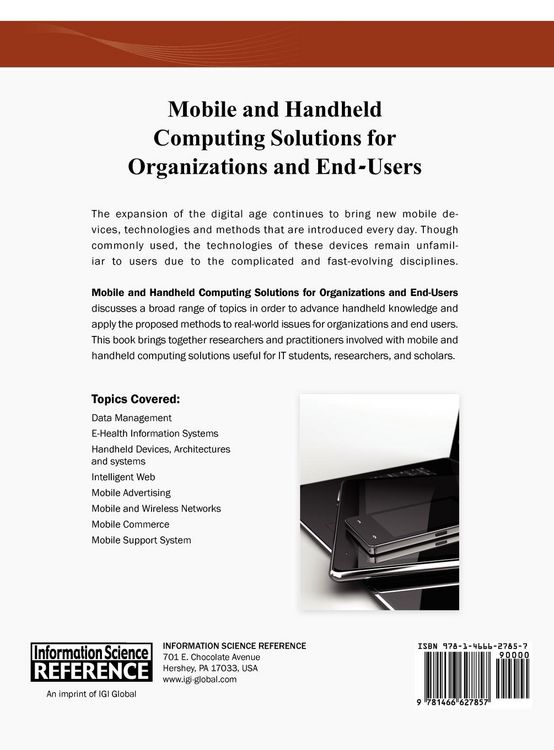 Produktbild: Mobile and Handheld Computing Solutions for Organizations and End-Users