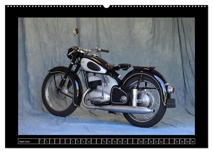 Produktbild: DKW RT 175 - Ein Motorrad der Auto Union (hochwertiger Premium Wandkalender 2026 DIN A2 quer), Kunstdruck in Hochglanz