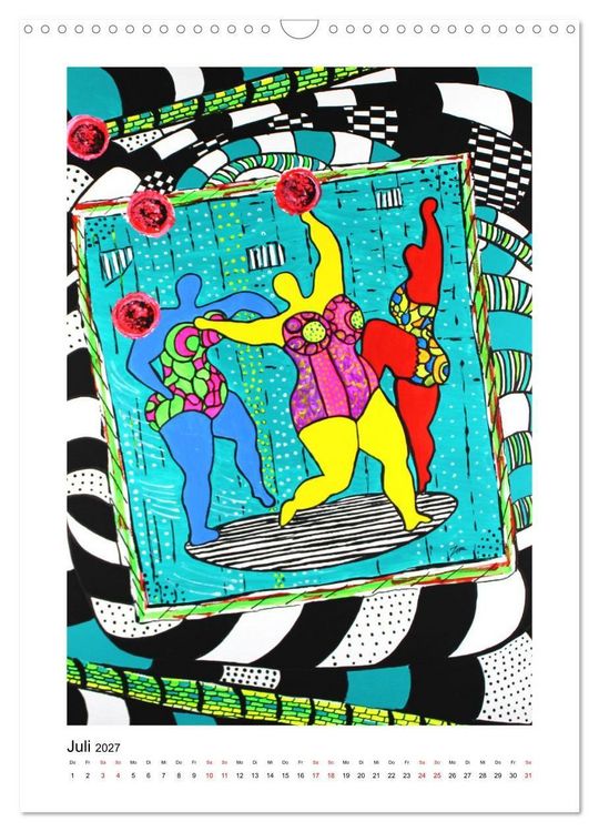 Produktbild: Hommage an die Superstars der Malerei - Atelier Zippo (Wandkalender 2027 DIN A3 hoch), CALVENDO Monatskalender