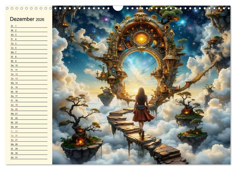 Produktbild: Flucht ins Wunder (Wandkalender 2026 DIN A3 quer), CALVENDO Monatskalender