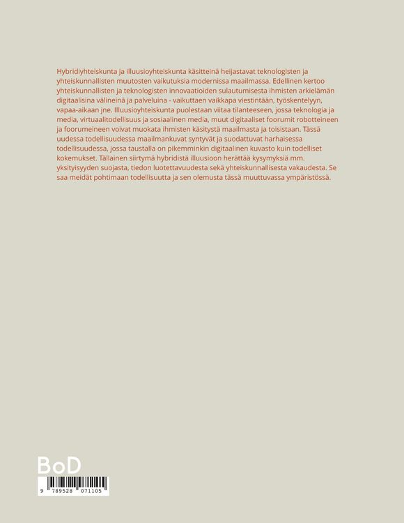 Produktbild: Hybridiyhteiskunnasta illuusioyhteiskuntaan
