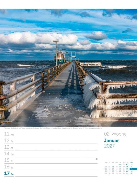 Produktbild: Am Meer Wochenplaner Kalender 2027