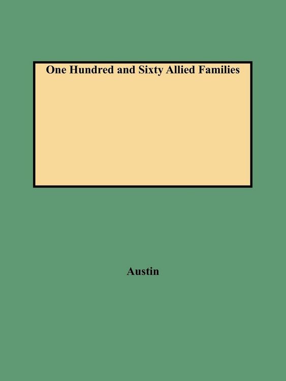 Produktbild: One Hundred and Sixty Allied Families