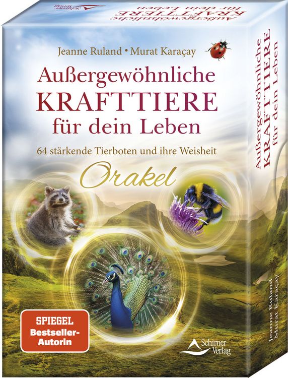 Produktbild: Au&szlig;ergew&ouml;hnliche Krafttiere f&uuml;r dein Leben &ndash; 64 st&auml;rkende Tierboten und ihre Weisheit &ndash; Orakel