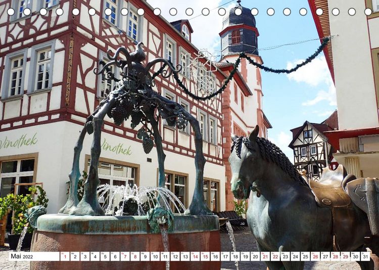 Produktbild: Charmantes Alzey in Rheinhessen (Tischkalender 2022 DIN A5 quer)