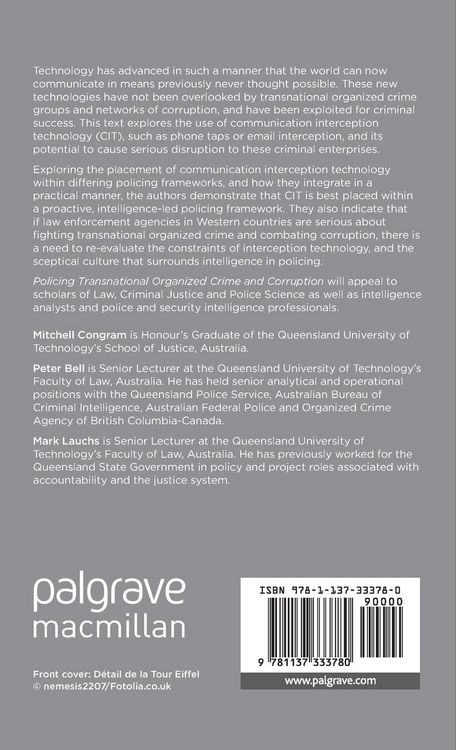 Produktbild: Policing Transnational Organized Crime and Corruption