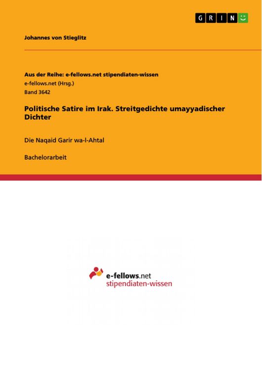 Produktbild: Politische Satire im Irak. Streitgedichte umayyadischer Dichter