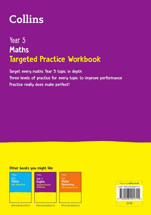 Produktbild: Year 5 Maths Targeted Practice Workbook