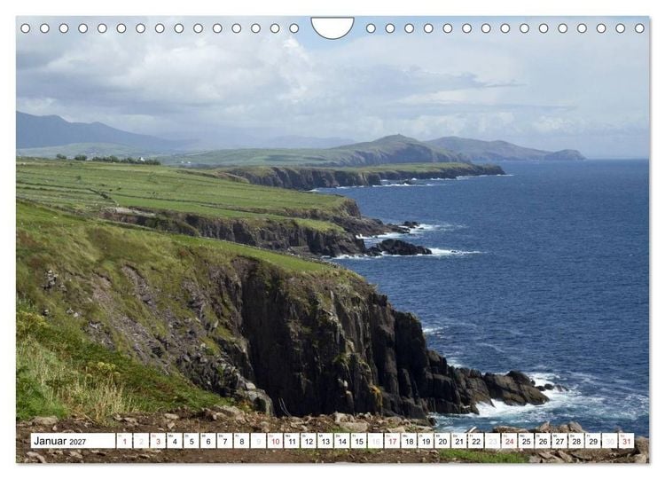 Produktbild: Irland - West und Ost (Wandkalender 2027 DIN A4 quer), CALVENDO Monatskalender