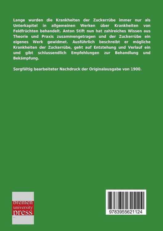 Produktbild: Die Krankheiten der Zuckerr&uuml;be