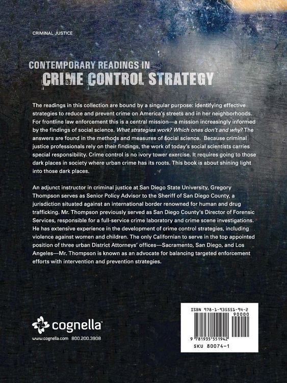 Produktbild: Contemporary Readings in Crime Control Strategy