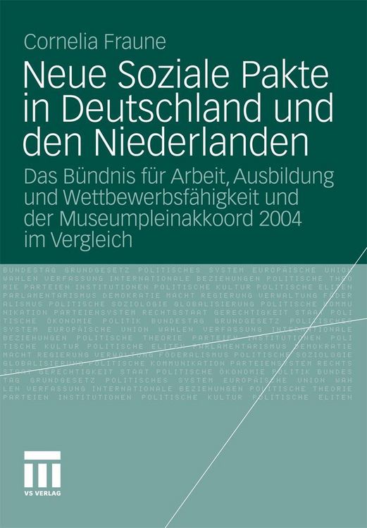 Produktbild: Neue Soziale Pakte in Deutschland und den Niederlanden
