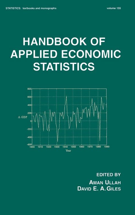 Produktbild: Handbook of Applied Economic Statistics