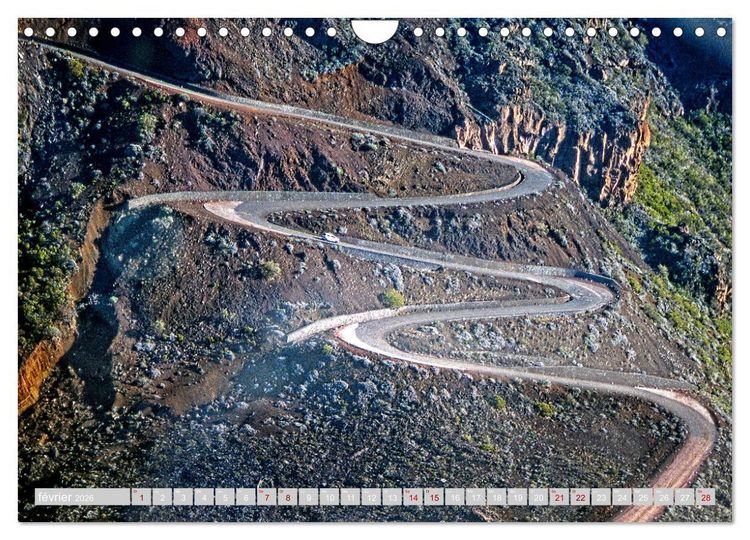 Produktbild: La R&eacute;union, Au centre du volcan (Calendrier mural 2026 DIN A4 vertical), CALVENDO calendrier mensuel