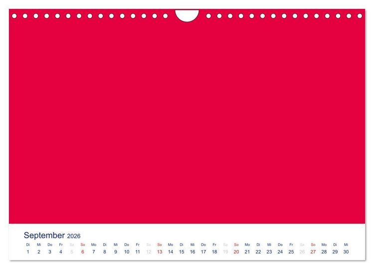 Produktbild: Farbiger Bastelkalender (Wandkalender 2026 DIN A4 quer), CALVENDO Monatskalender