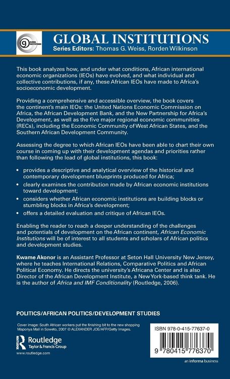 Produktbild: African Economic Institutions